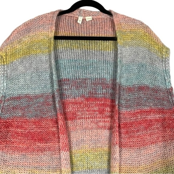 Anthropologie MOTH Rinda Rainbow Duster Cardigan Mohair Long Vest - Sz XS/S - Picture 6 of 11